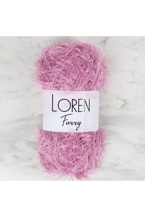Loren Furry Gül Kurusu El Örgü İpi - RF012 - 34048