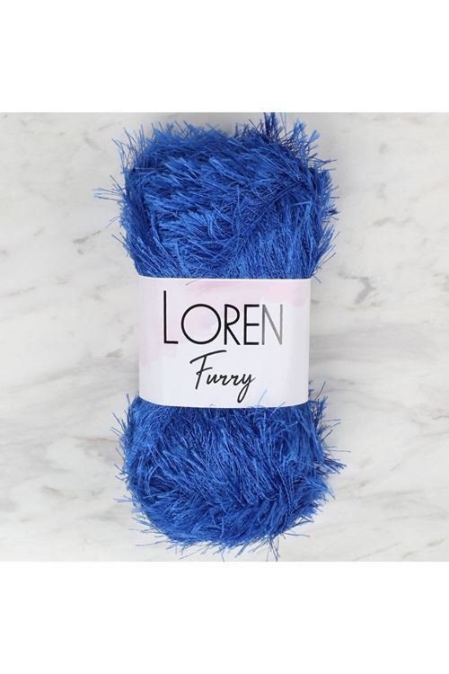 Loren Furry Saks Mavisi El Örgü İpi - RF004 - 34043