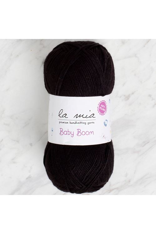 La Mia Baby Boom Siyah El Örgü İpi - 940 - 34114