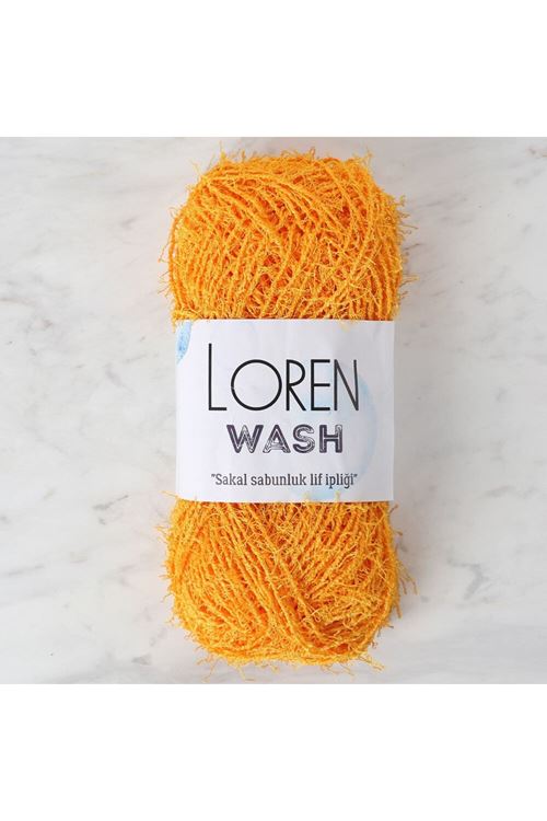 Loren Wash Turuncu El Örgü İpi - R096 - 34038