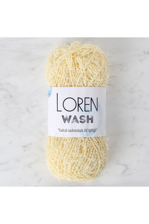 Loren Wash Açık Sarı El Örgü İpi - R083 - 34037