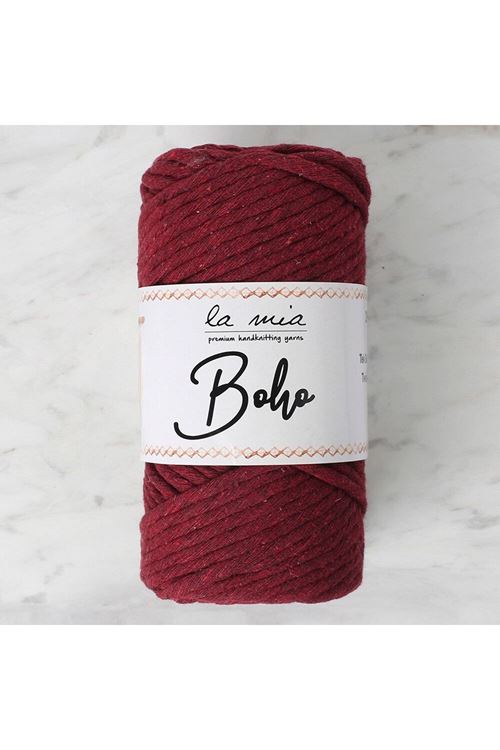 La Mia Boho Bordo Büküm Makrome İpi - L065 - 33999