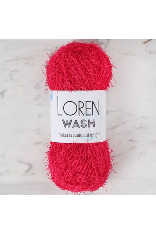 Loren Wash Fuşya El Örgü İpi - R095 - 34026