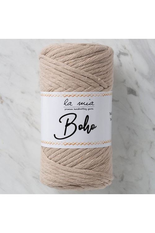 La Mia Boho Açık Bej Büküm Makrome İpi - L049 - 33984