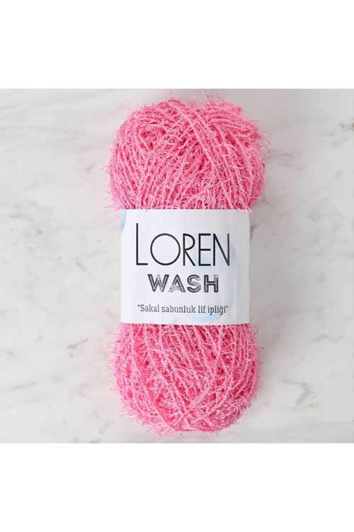 Loren Wash Pembe El Örgü İpi - R103 - 34023