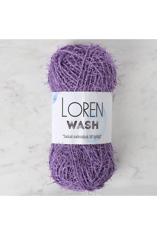 Loren Wash Lila El Örgü İpi - R020 - 34020