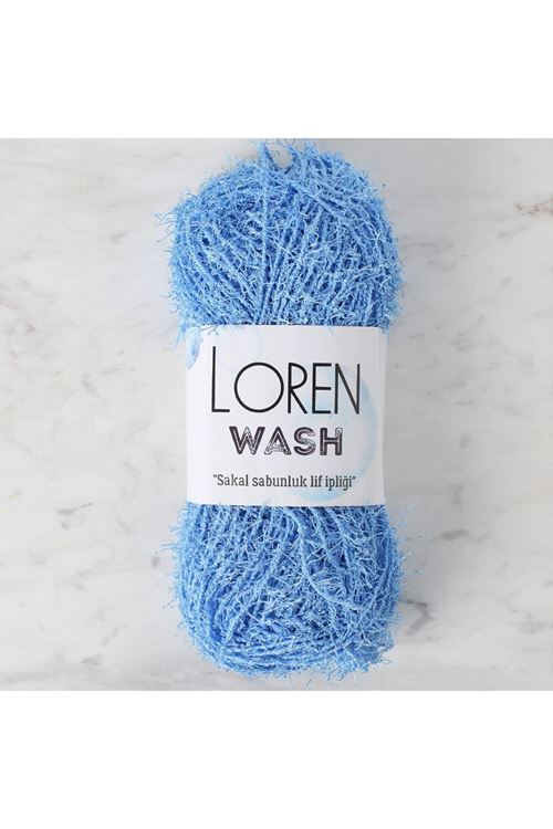 Loren Wash Mavi El Örgü İpi - R090 - 34019