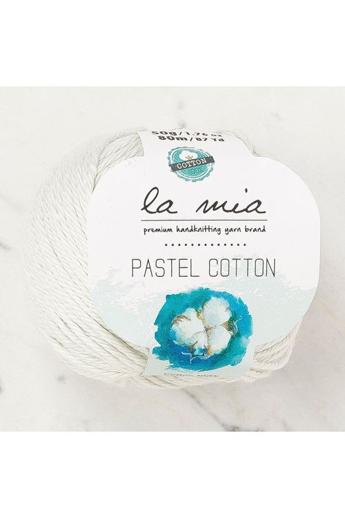 La Mia Pastel Cotton Uçuk Yeşil El Örgü İpi - L176 - 33953