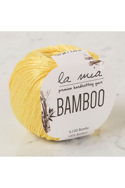 La Mia Bamboo Sarı El Örgü İpi - L160 - 33852
