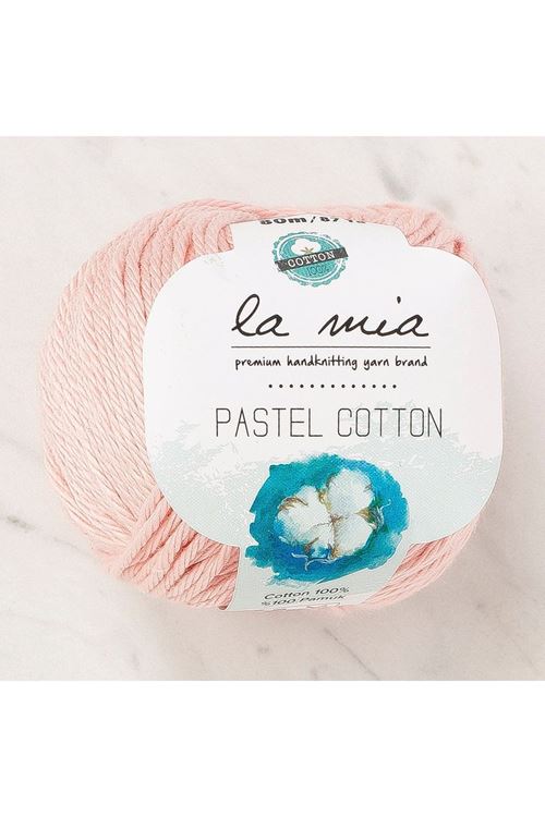 La Mia Pastel Cotton Şeker Pembe El Örgü İpi - L185 - 33952