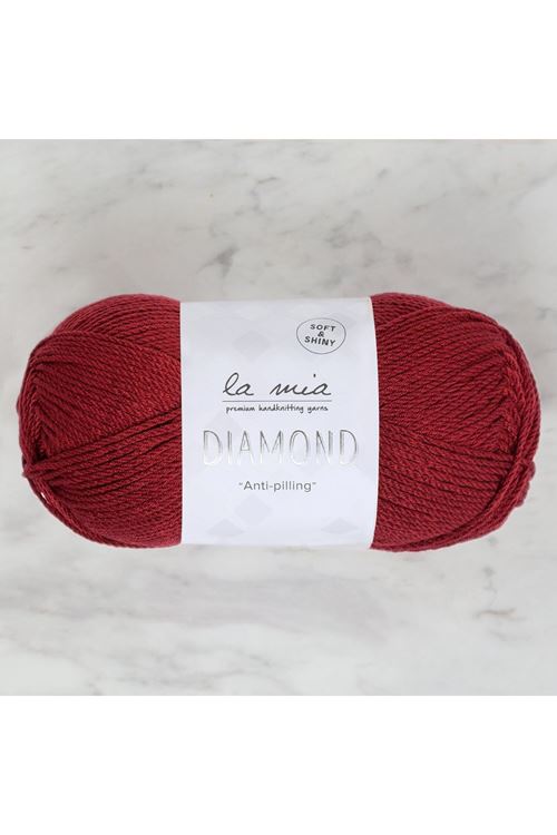 La Mia Diamond Bordo El Örgü İpi - L065 - 33726