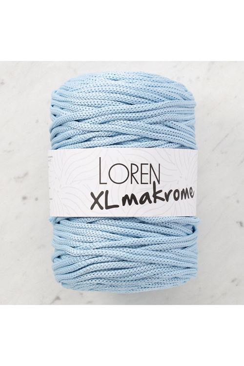 Loren XL Makrome Bebe Mavi El Örgü İpi - R051 - 33718