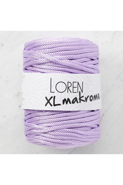 Loren XL Makrome Lila El Örgü İpi - R037 - 33716