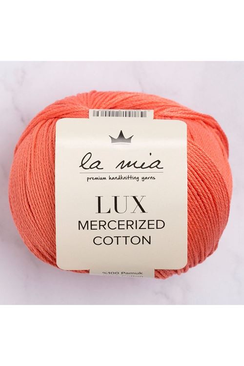 La Mia Lux Mercerized Cotton Nar Çiçeği El Örgü İpi - 13 - 33744