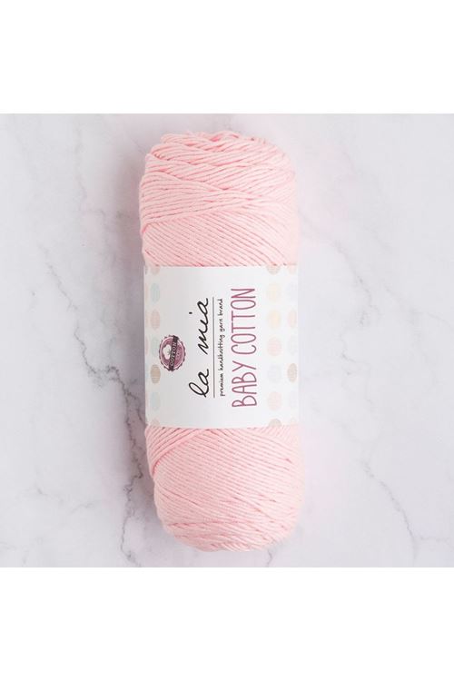 La Mia Baby Cotton Şeker Pembe El Örgü İpi - L040 - 33650