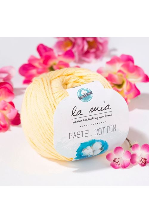 La Mia Pastel Cotton Sarı El Örgü İpi - L060 - 33615