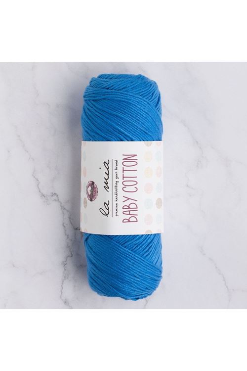 La Mia Baby Cotton Koyu Mavi El Örgü İpi - L034 - 33635