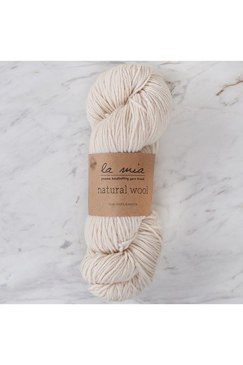 La Mia Natural Wool Krem El Örgü İpi - H1 - 33607
