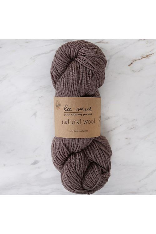 La Mia Natural Wool Açık Kahverengi El Örgü İpi - H5 - 33604
