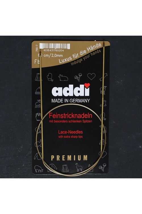 Addi 2mm 60cm Klasik Misinalı Dantel Şişi - 755-7
