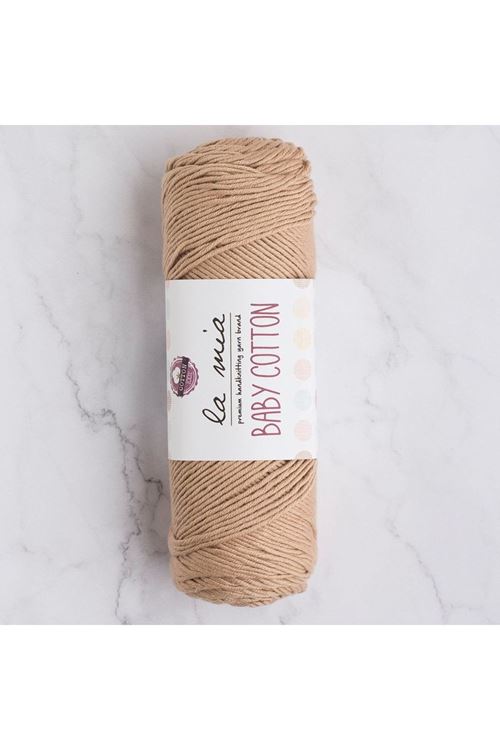 La Mia Baby Cotton Bej El Örgü İpi - L049 - 33627