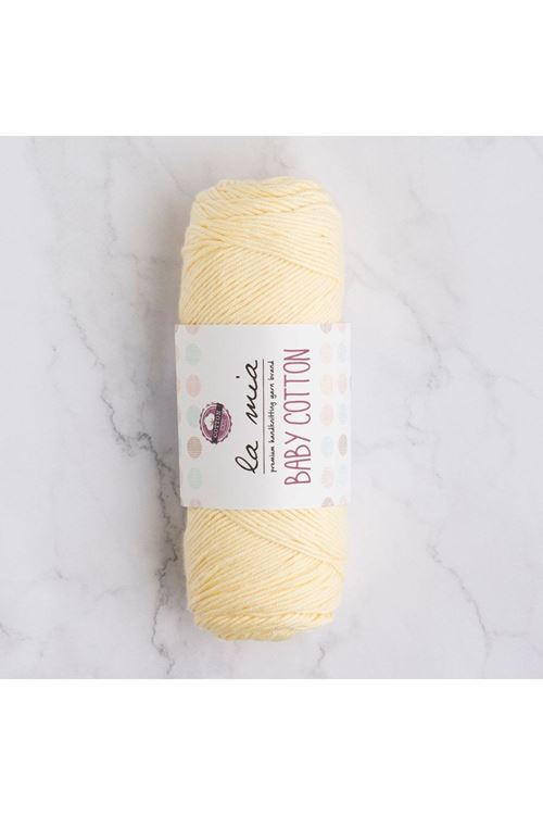La Mia Baby Cotton Bebe Sarı El Örgü İpi - L028 - 33626
