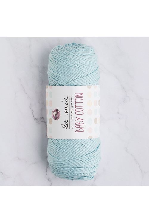 La Mia Baby Cotton Açık Mavi El Örgü İpi - L036 - 33625