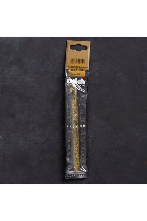 Addi Champagner 10mm 15cm Plastik Simli Yün Tığ -