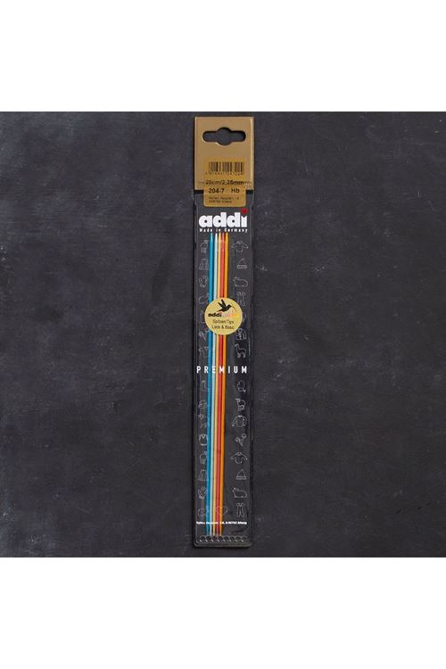 Addi Colibri 2,25mm 20cm Renkli Çorap Şişi - 204-7