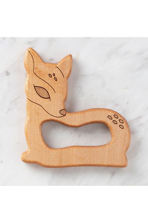 Hobi Baby Ceylan Figürlü Organik Ahşap Diş Kaşıyıc