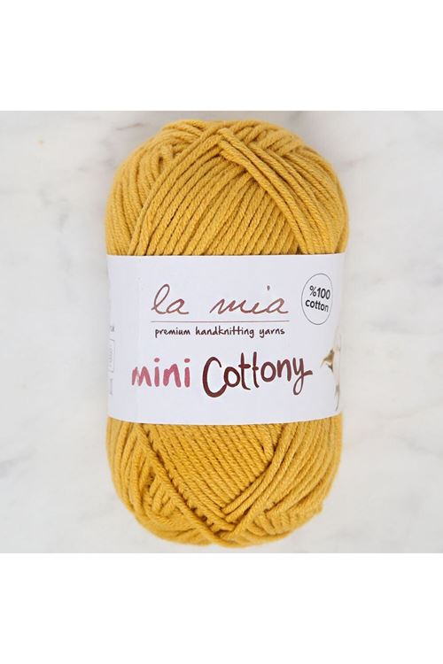La Mia Mini Cottony 25 gr Hardal Bebek El Örgü İpi