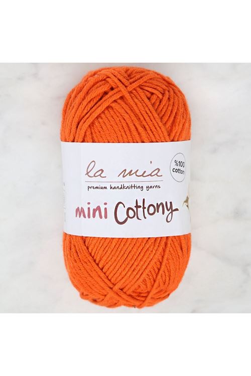La Mia Mini Cottony 25 gr Turuncu Bebek El Örgü İp