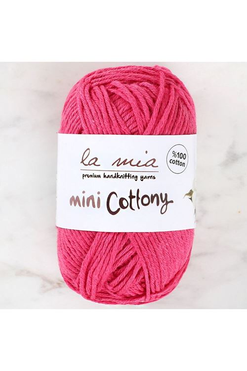 La Mia Mini Cottony 25 gr Fuşya Bebek El Örgü İpi