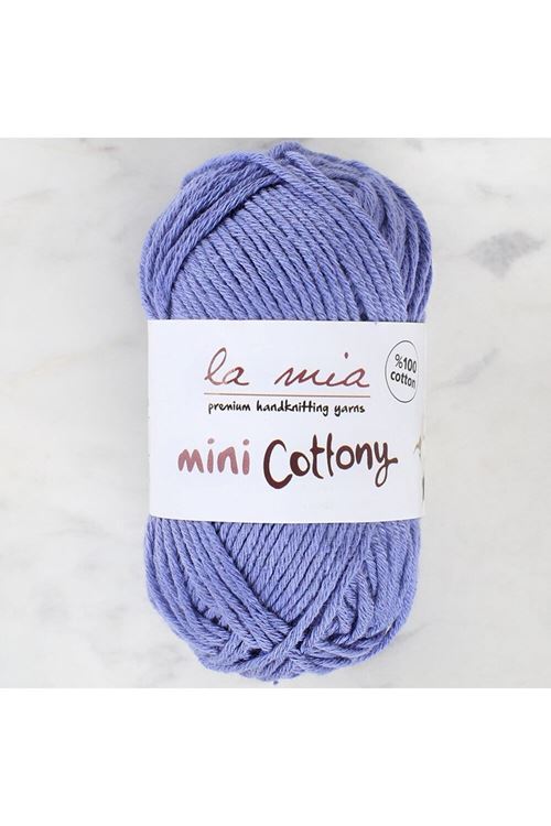 La Mia Mini Cottony 25 gr Eflatun Bebek El Örgü İp