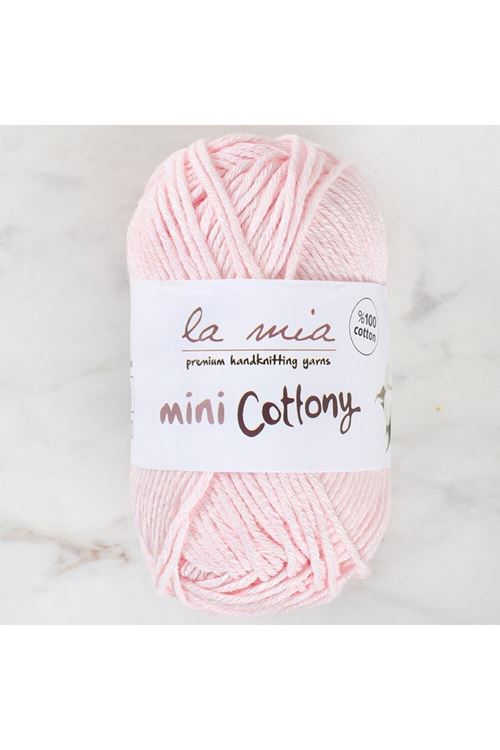 La Mia Mini Cottony 25 gr Pembe Bebek El Örgü İpi