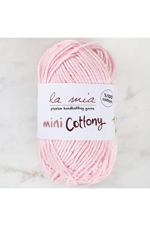 La Mia Mini Cottony 25 gr Pembe Bebek El Örgü İpi