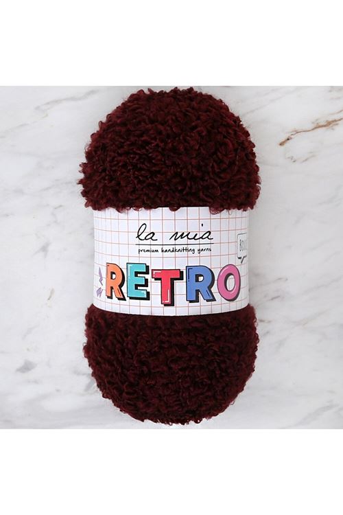 La Mia RETRO Koyu Kahverengi El Örgü İpi - LM3201