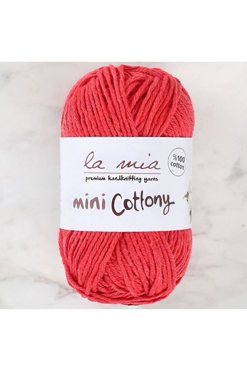 La Mia Mini Cottony 25 gr Kırmızı Bebek El Örgü İp