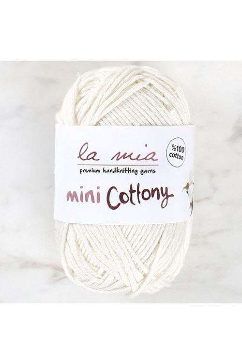 La Mia Mini Cottony 25 gr Kırık Beyaz Bebek El Örg