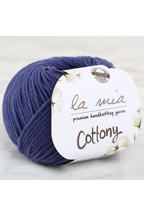 La Mia Cottony Lacivert El Örgü İpi - L038