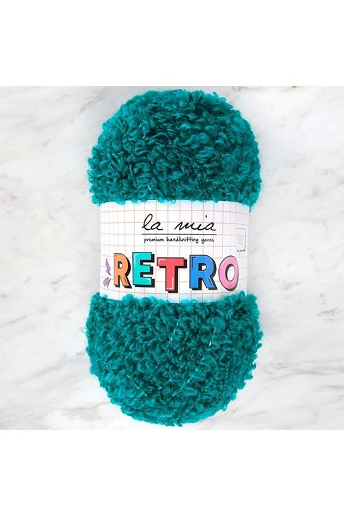La Mia RETRO Petrol Yeşil El Örgü İpi - LM0820