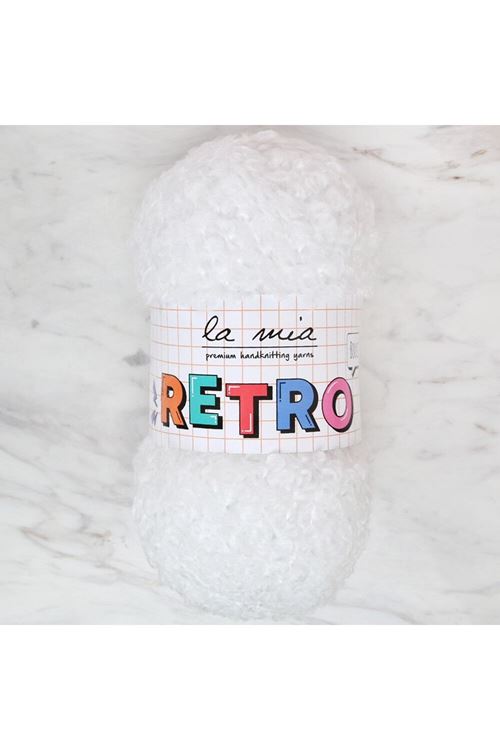 La Mia RETRO Beyaz El Örgü İpi - LM1002