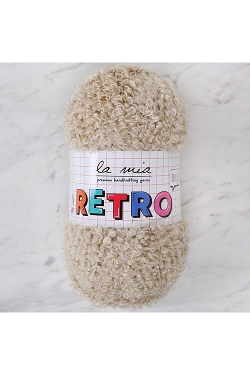 La Mia RETRO Bej El Örgü İpi - LM1013