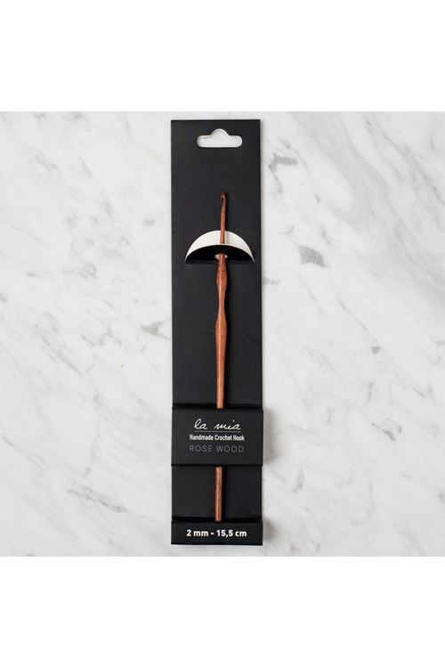 La Mia Rosewood 2 mm 15.5 cm Ahşap Yün Tığ