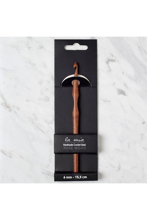 La Mia Rosewood 6 mm 15.5 cm Ahşap Yün Tığ