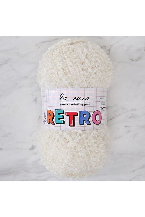 La Mia RETRO Krem El Örgü İpi - LM1011