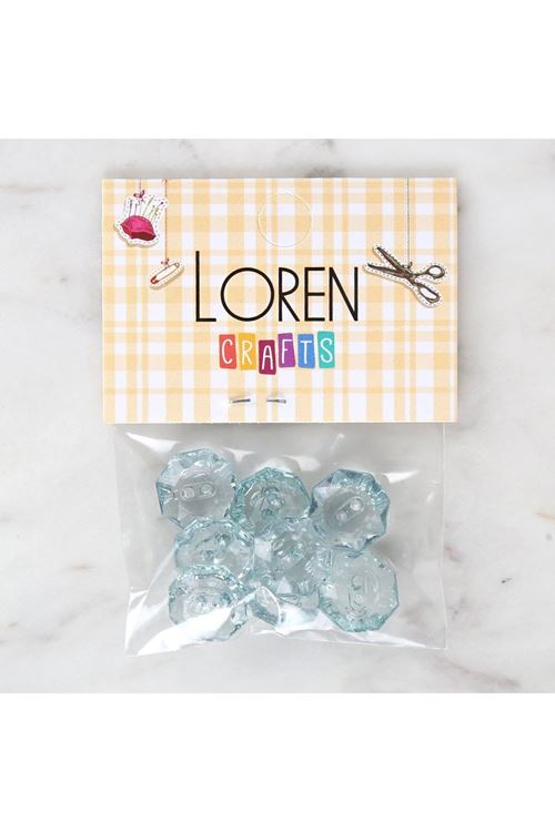 Loren Crafts Açık Yeşil 8'li Düğme - 3065