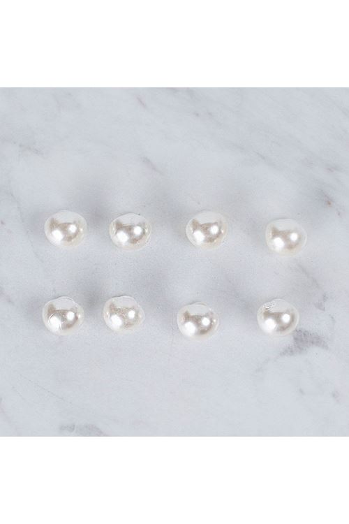 Loren Crafts 8 li Fildişi Düğme - 0142