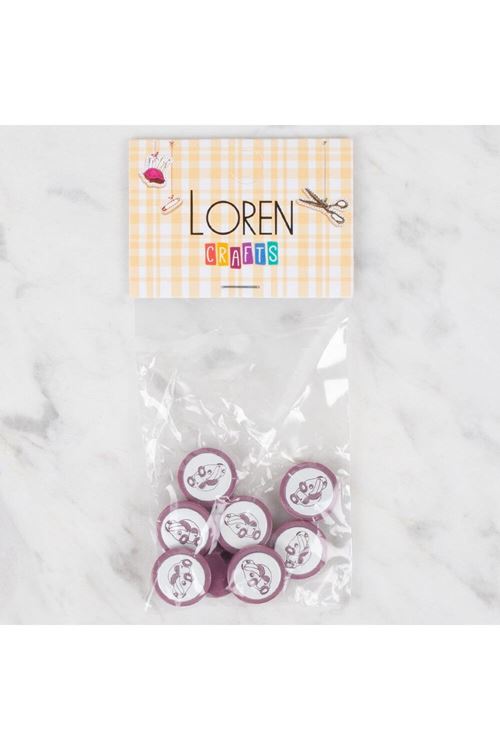 Loren Crafts 8 li Düğme - 396