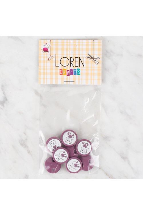 Loren Crafts 8 li Düğme - 405